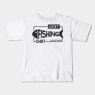 Lucky Fishing Shirt do not wash Kids T-Shirt